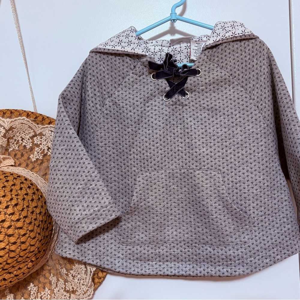 Max Studio Patterned Hooded Baby Jacket - Picture 5 of 6